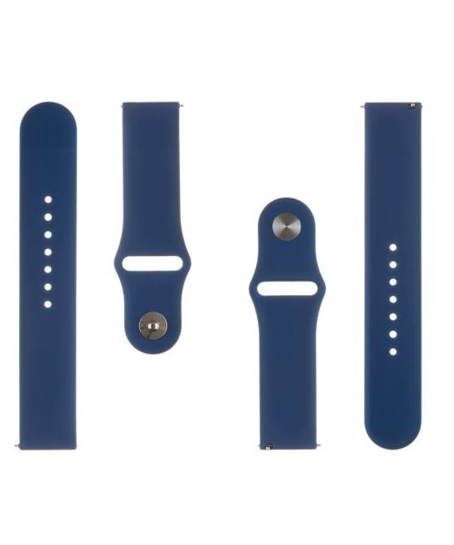 Tactical 614 Silikonový Řemínek 22mm Dark Blue