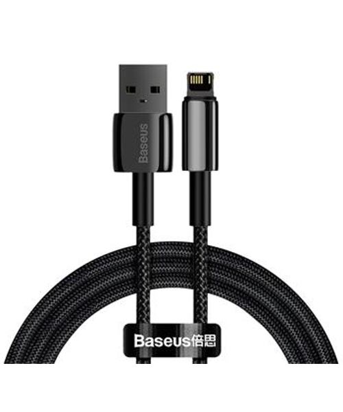 Baseus CALWJ-01 Tungsten Gold Kabel Lightning 2.4A 1m Black