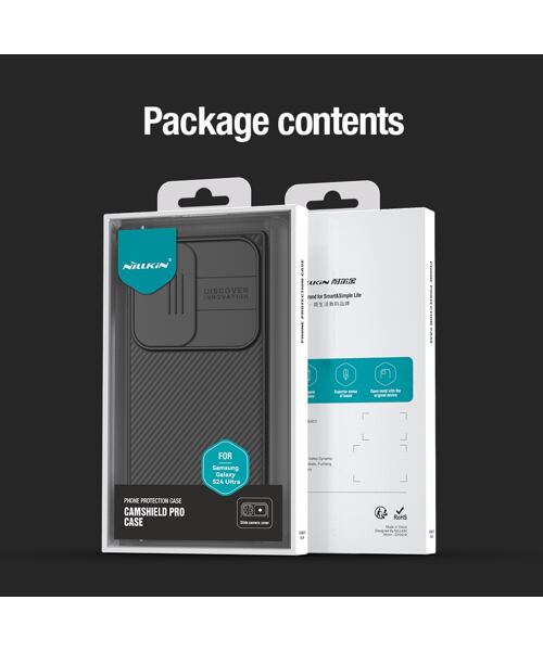 Nillkin CamShield PRO Zadní Kryt pro Samsung Galaxy S24 Ultra Black
