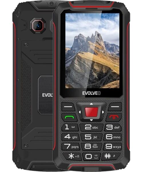 EVOLVEO StrongPhone W4 Black Red