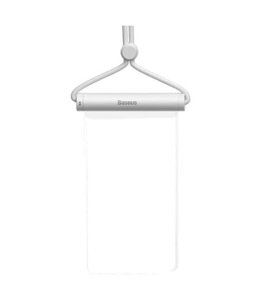 Vodotěsné pouzdro na telefon AquaGlide s cylindrickým posuvným zámkem transparentní (bílé)