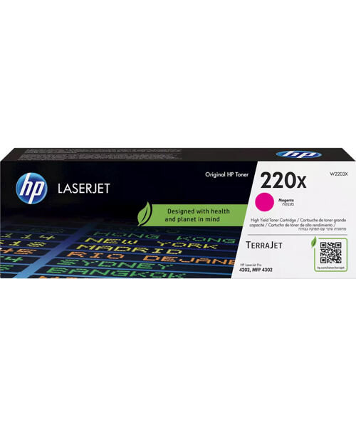 HP W2202X, magenta toner. kazeta HP LaserJet 220X