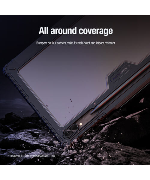 Nillkin Bumper PRO Protective Stand Case Multi-angle pro Samsung Galaxy Tab S9 Ultra/S10 Ultra Black