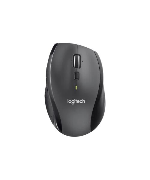 Logitech M705/Ergonomická/Optická/Pro praváky/Bezdrátová USB/Stříbrná