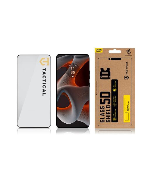 Tactical Glass Shield 5D sklo pro Motorola Edge 50 Pro 5G Black