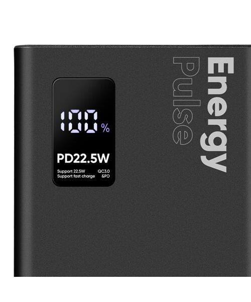 OBAL:ME EnergyPulse Powerbanka 10000mAh 22.5W Black