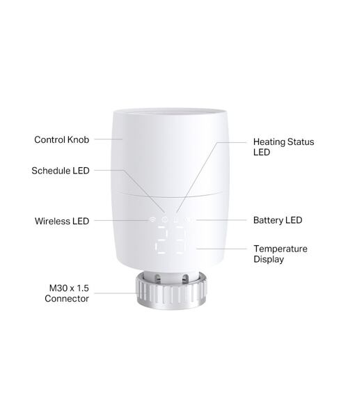 TP-link KE100 KIT Kasa Smart Thermostatic Radiator Valve Starter Kit