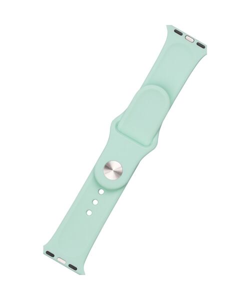 Set silikonových řemínků FIXED Silicone Strap pro Apple Watch 42/44/45/46/49mm, světle tyrkysový