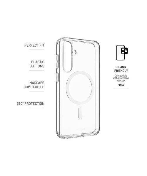 Zadní kryt FIXED MagPure s podporou Magsafe pro Samsung Galaxy S23 FE, čirý