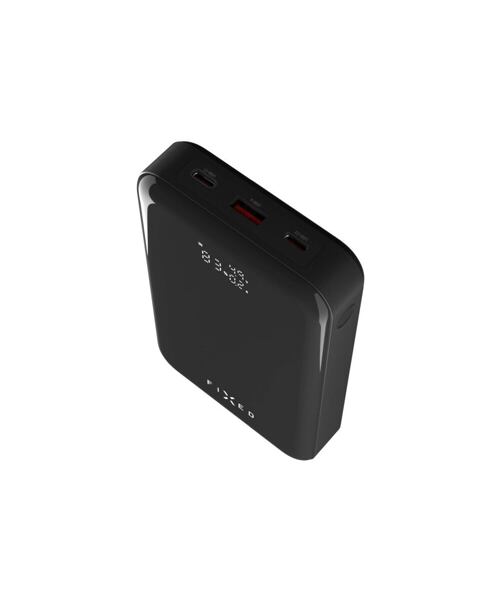 Powerbanka FIXED Zen 20 Pro s LCD displejem a výstupem 130W, 20 000 mAh, černá