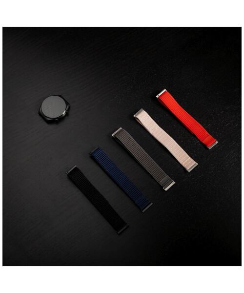 Nylonový řemínek FIXED Nylon Sporty Strap s Quick Release 22mm pro smartwatch, růžově zlatý