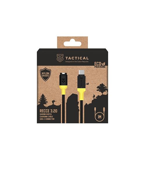 Tactical Recce 3:20 kabel pro Garmin USB-C Black/Yellow
