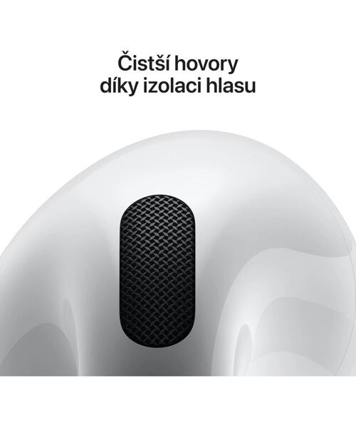 Apple AirPods 4 s aktivním potlačováním hluku White