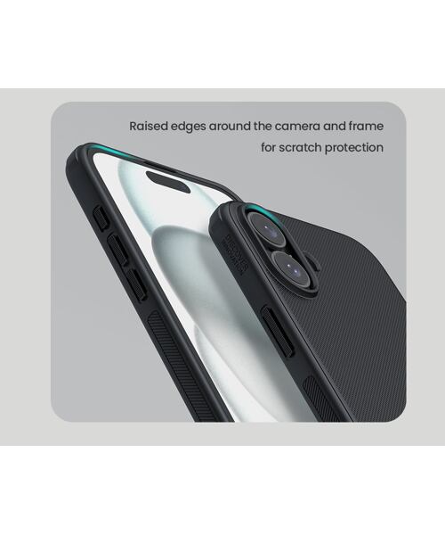 Nillkin Super Frosted PRO Zadní Kryt pro Apple iPhone 16 Black