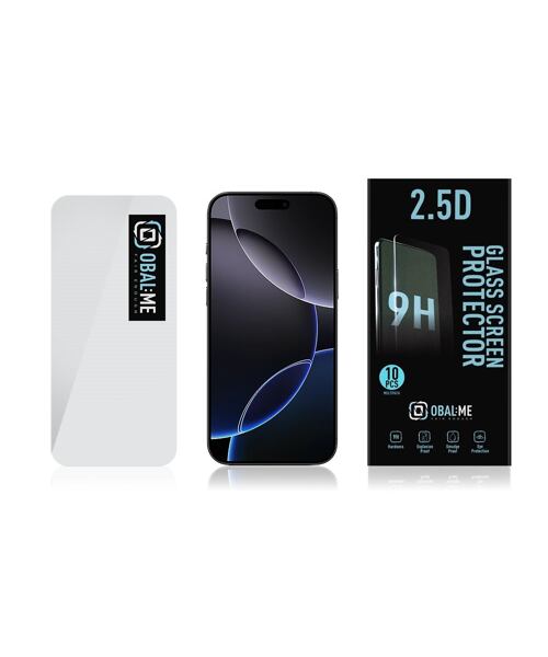 OBAL:ME Multipack 2.5D Tvrzené Sklo pro Apple iPhone 16 Pro Max Clear (10ks)