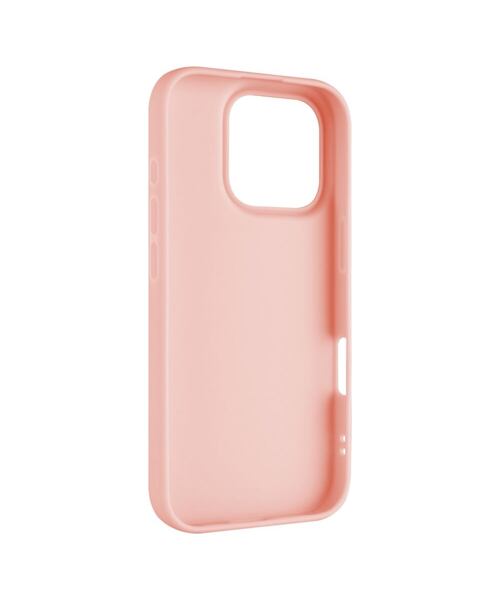 Zadní pogumovaný kryt FIXED Story pro Apple iPhone 16 Pro, růžový