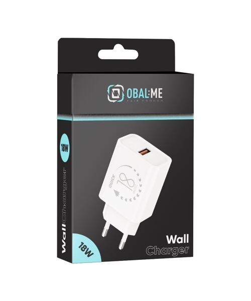 OBAL:ME Cestovní Nabíječka USB-A 18W White