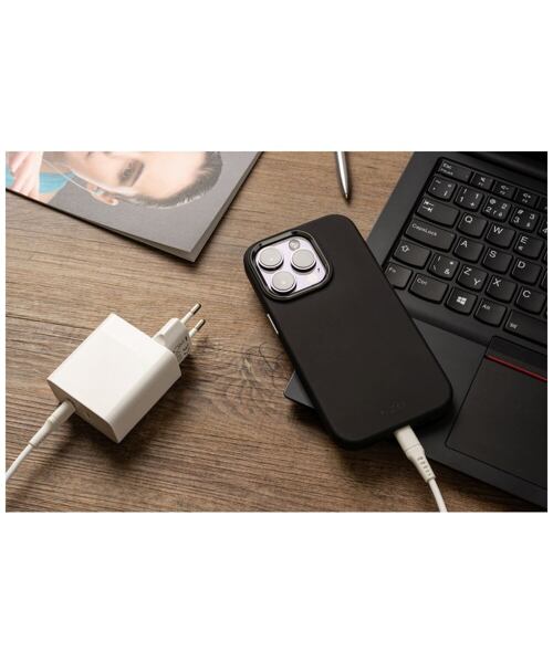 Zadní kryt FIXED MagFlow s podporou MagSafe pro Apple iPhone 16 Plus, černý