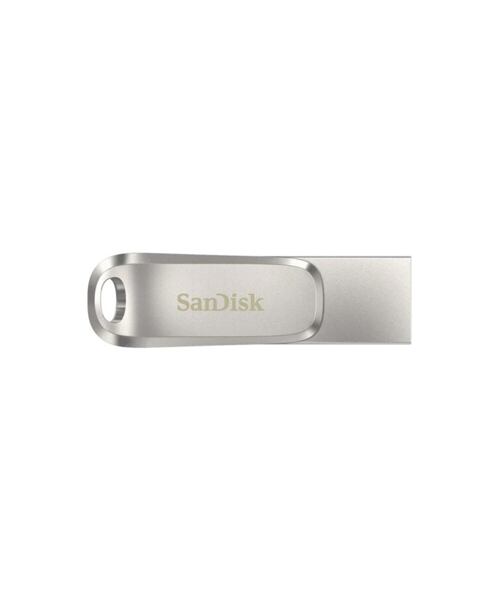 SanDisk Ultra Dual Drive Luxe/256GB/USB 3.1/USB-A + USB-C/Stříbrná