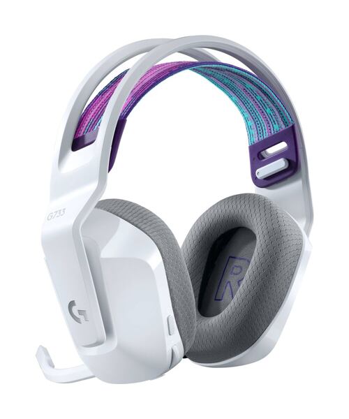 Logitech G733 LIGHTSPEED Wireless RGB Gaming Headset - WHITE - 2.4GHZ - EMEA