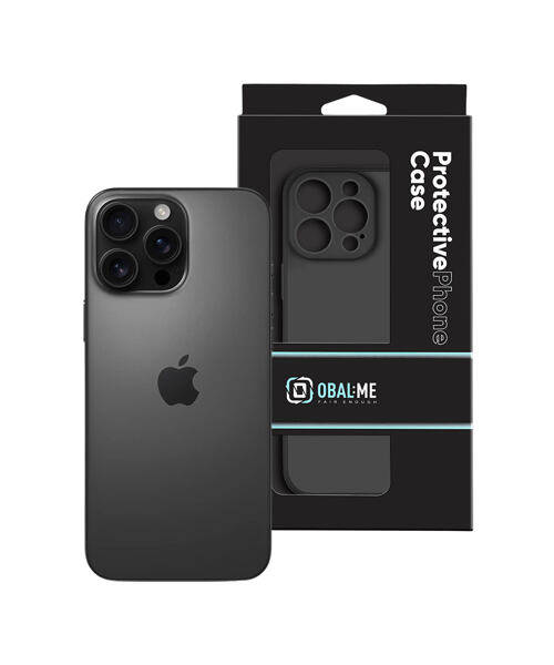 OBAL:ME Matte TPU Kryt pro Apple iPhone 16 Pro Max Black