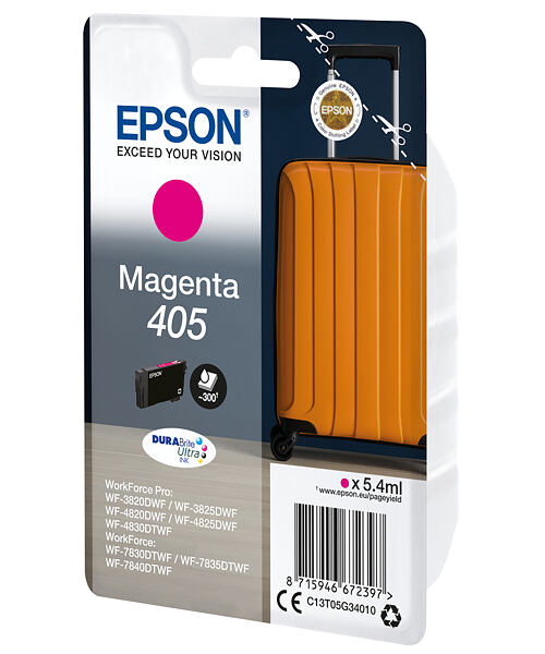 Epson Singlepack Magenta 405 DURABrite Ultra Ink