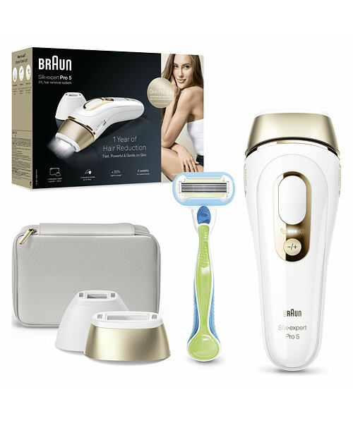 Braun PL5152 Intenzivní pulzní světlo (IPL) Zlato, Bílá