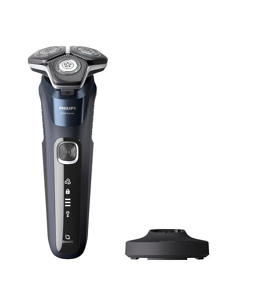 Philips SHAVER Series 5000 S5885/25 pánský holicí strojek Rotační holicí strojek Zastřihovač Modrá