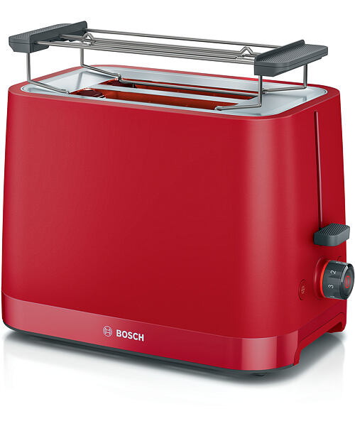 Bosch TAT3M124 toustovač 2 krajíců 950 W Červená