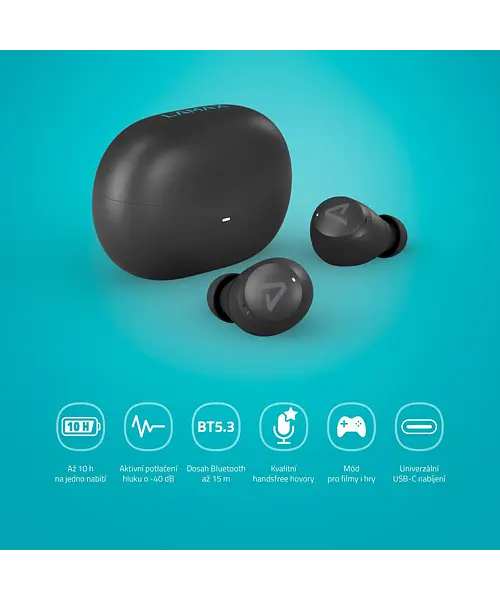 LAMAX Buds1 ANC Black