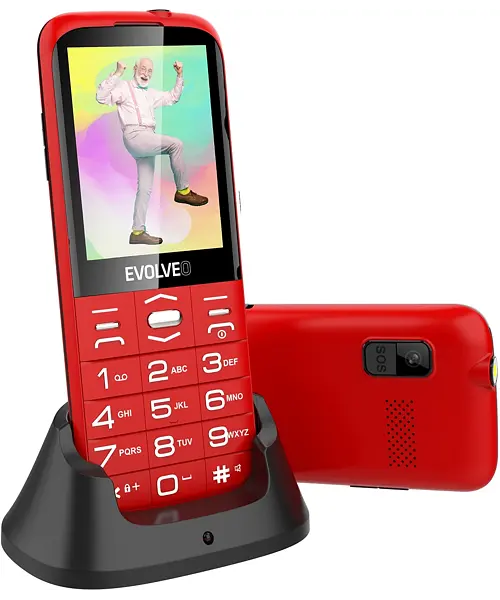 EVOLVEO EasyPhone XO Red