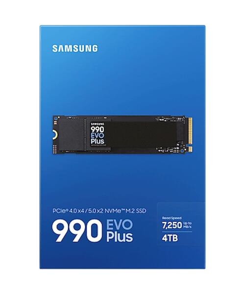 Samsung 990 EVO Plus/4TB/SSD/M.2 NVMe/Černá/5R