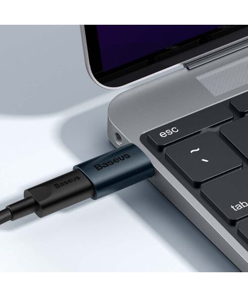 Baseus ZJJQ000103 Ingenuity Mini OTG Adaptér z USB-C na USB-A Blue