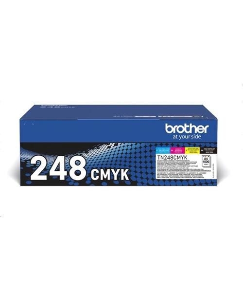 Brother - TN248VAL, toner sada CMYK (4x1000 stran)