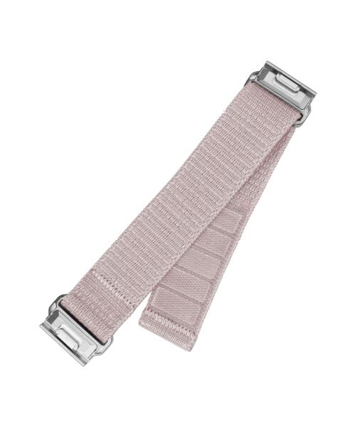 Nylonový řemínek FIXED Nylon Sporty Strap pro Garmin QuickFit 22mm, růžově zlatý