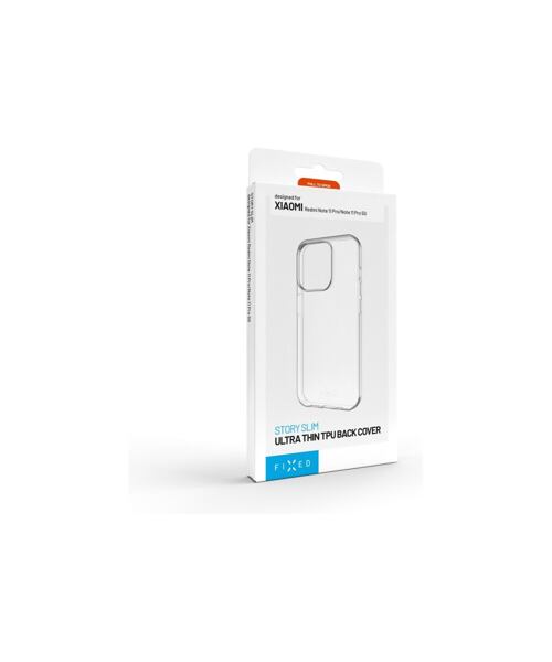 Ultratenký TPU gelový kryt FIXED Story Slim pro Samsung Galaxy A16 4G/5G, 0,6 mm, čirý