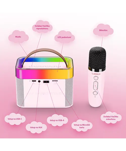 LAMAX KaraokeKid1 Pink