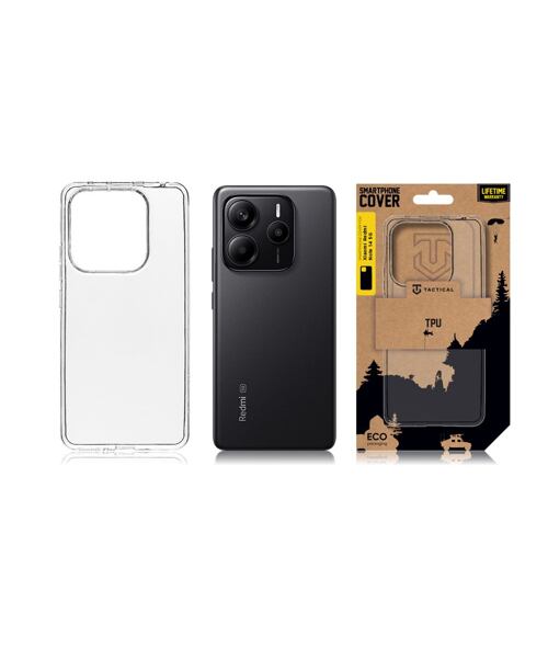 Tactical TPU Kryt pro Xiaomi Redmi Note 14 5G Transparent