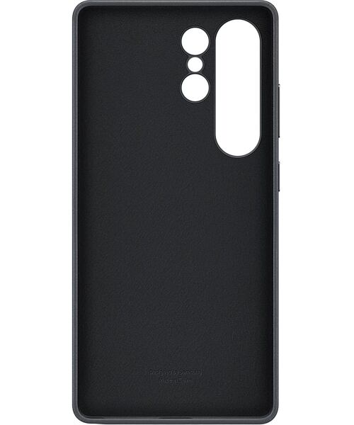 Samsung Ochranný kryt z veganské kůže pro Galaxy S25 Ultra Black