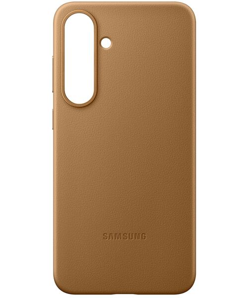 Samsung Ochranný kryt z veganské kůže pro Galaxy S25+ Gold