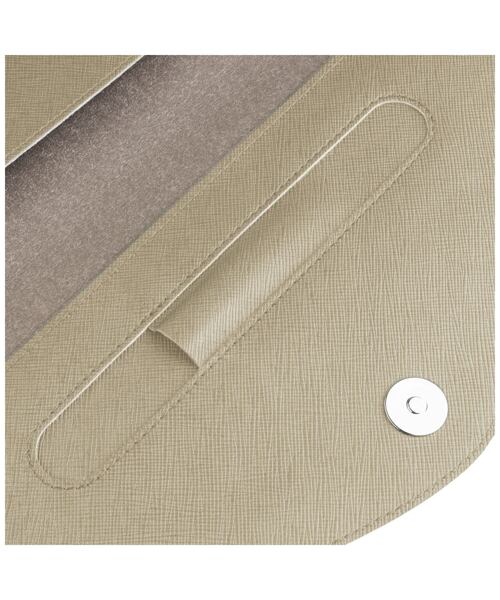 Pouzdro FIXED Siena pro notebooky a tablety o úhlopříčce do 13", krémové