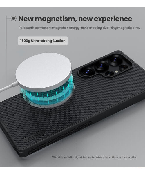 Nillkin Super Frosted PRO Magnetic Zadní Kryt pro Samsung Galaxy S25 Ultra Black
