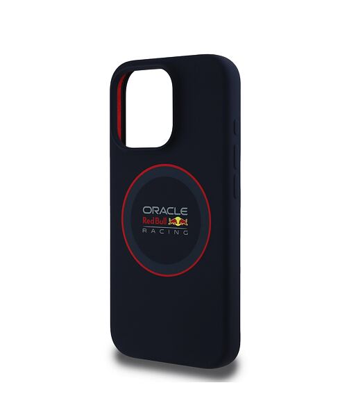 Red Bull Silicone Red Ring MagSafe Zadní Kryt pro iPhone 16 Pro Max Navy