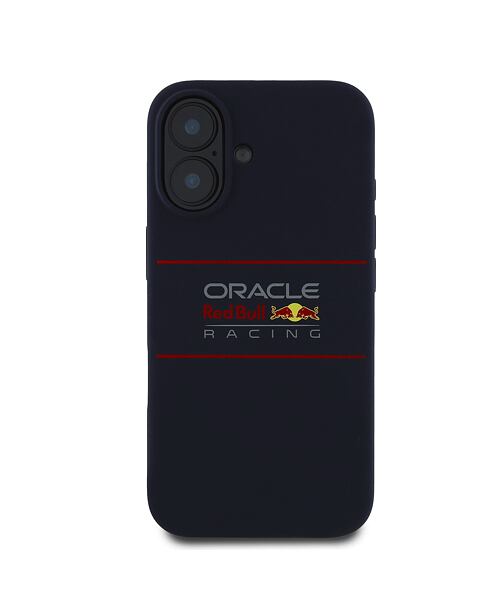 Red Bull Silicone Horizontal Logo MagSafe Zadní Kryt pro iPhone 16 Navy