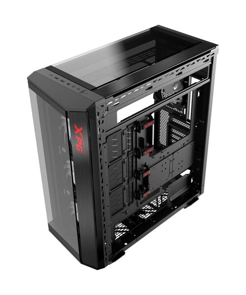 Adata XPG BATTLECRUISER II/Midi Tower/Transpar./Černá