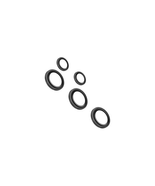 Ochranná skla čoček fotoaparátů FIXED Camera Glass pro Samsung Galaxy S25 Ultra, černá