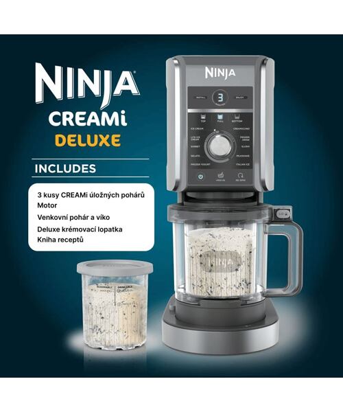 Ninja Creami Deluxe Ice Cream Maker 0,7L Black