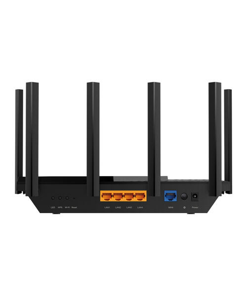 TP-Link Archer AXE75 bezdrátový router Gigabit Ethernet Tři pásma (2,4 GHz / 5 GHz / 6 GHz) Černá
