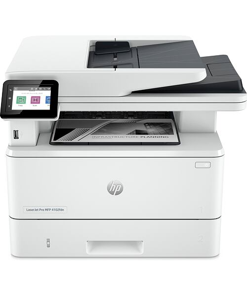 HP LaserJet Pro MFP 4102fdn (40str/min, A4, USB, Ethernet, PRINT, SCAN, COPY, FAX, DADF, duplex)