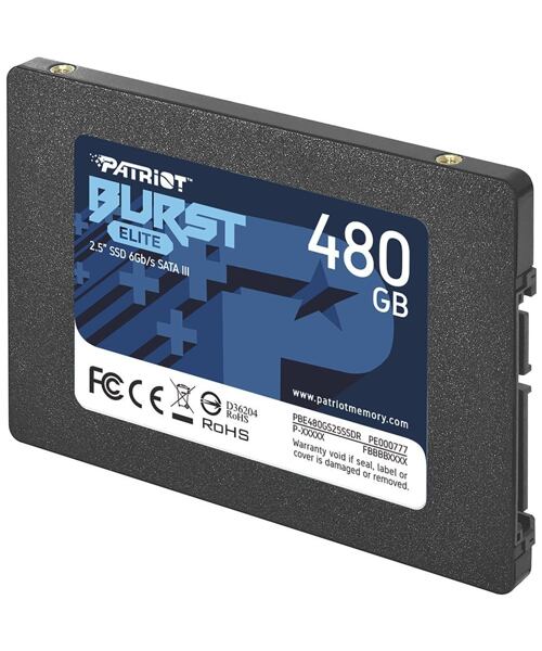 PATRIOT Burst Elite/480GB/SSD/2.5''/SATA/3R